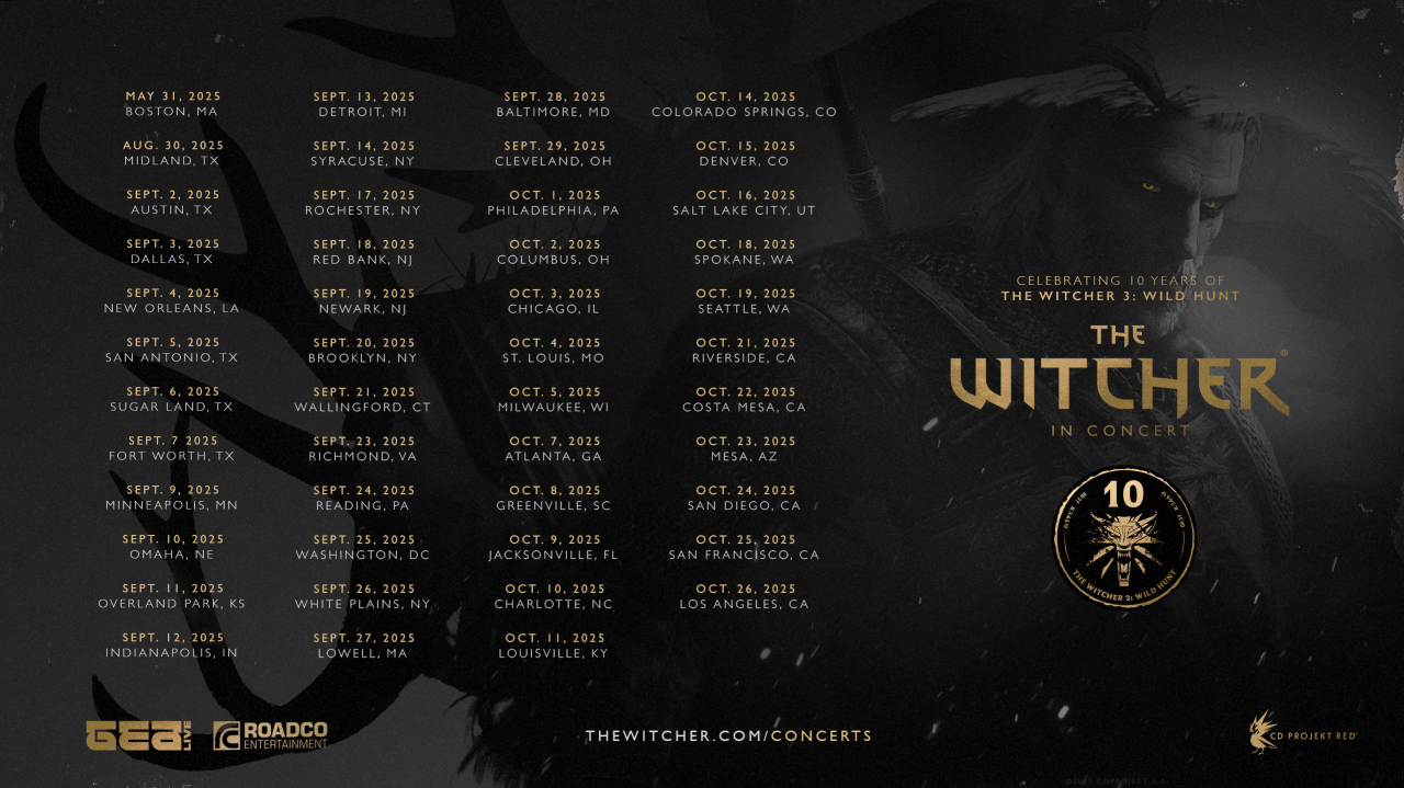 The Witcher en Concert arrive aux États-Unis !