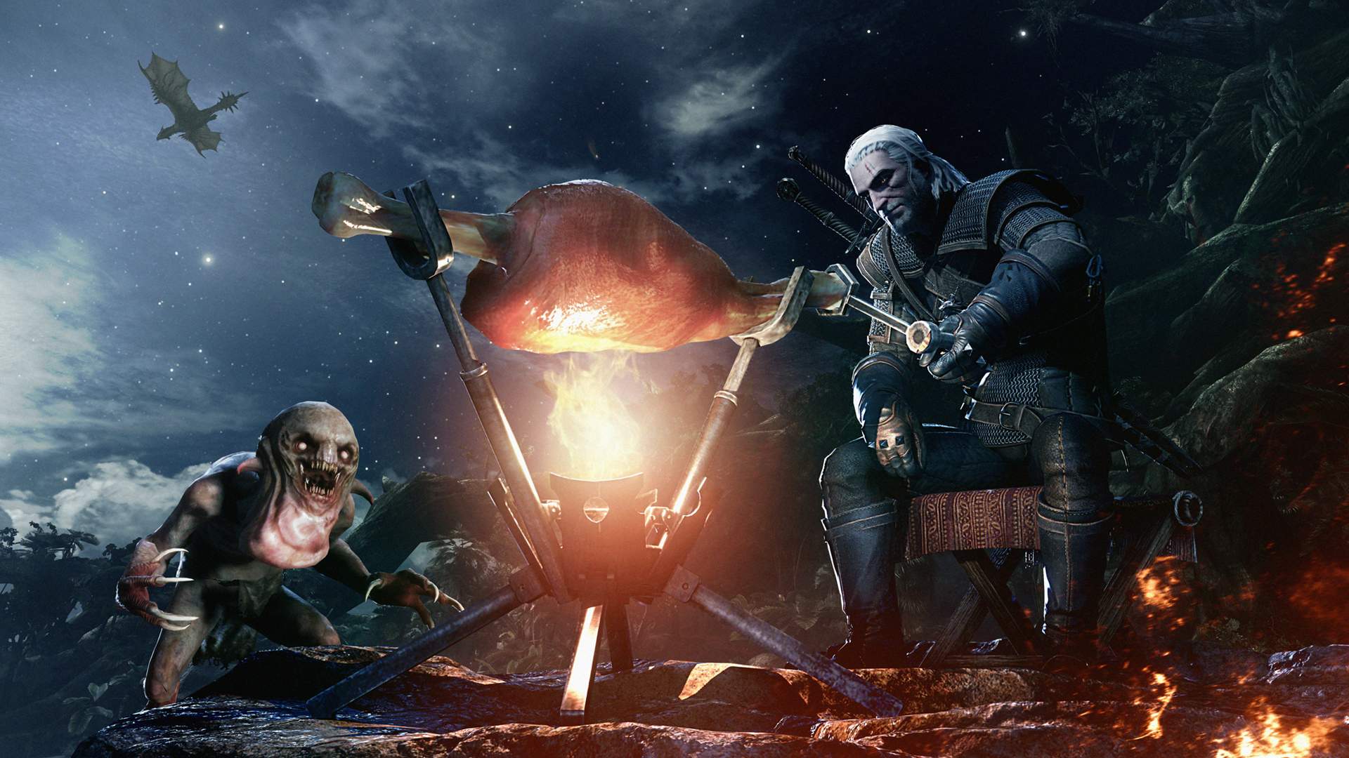 Geralt of Rivia arrives in Monster Hunter: World!