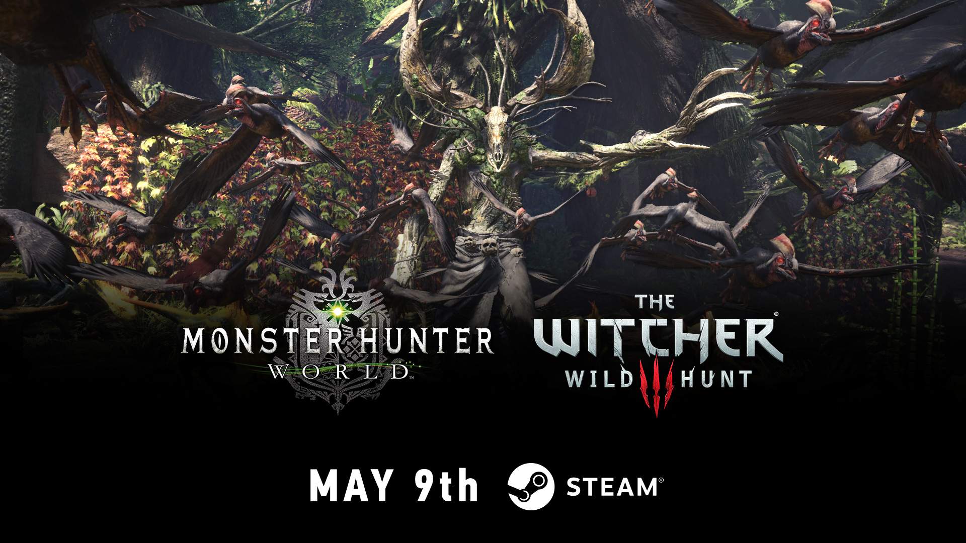 The Witcher and Monster Hunter: World collaboration is coming to Steam on May 9th!