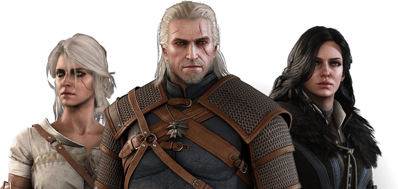 Geralt of Rivia, Ciri and Yennefer of Vengerberg